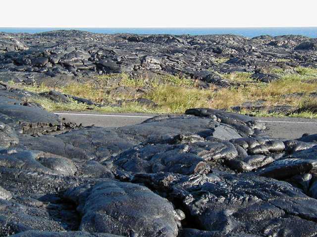 Big Island lava flow