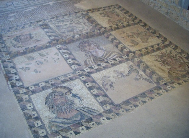 Mosaic at Paphos, Cyprus