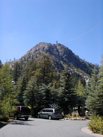 From floor of Squaw Valley.