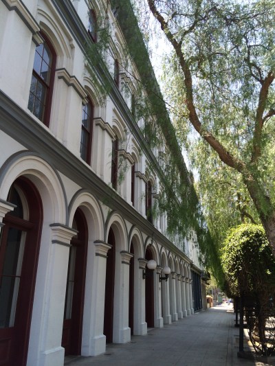 Pico House near Olvera Street (oldest section of downtown).